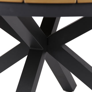 Torquay Dining Table Natural Charcoal