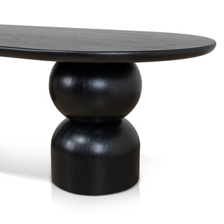 Blake Dining Table Black Red