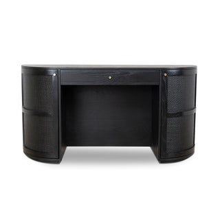 Hawthorn Desk Black Tan Red