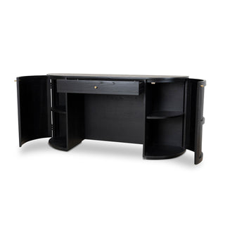 Hawthorn Desk Black Tan Red