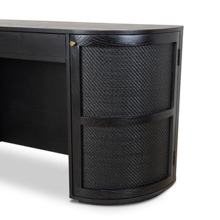 Hawthorn Desk Black Tan Red