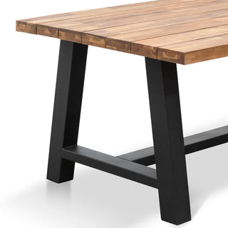 Heidi Dining Table Black Natural