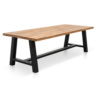 Heidi Dining Table Black Natural