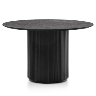 Windsor Dining Table Black Blue