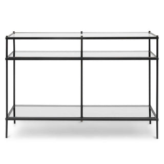 Lily Console Table Black Grey