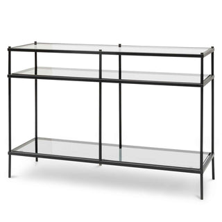 Lily Console Table Black Grey