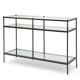 Lily Console Table Black Grey