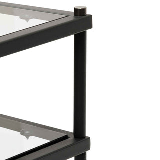 Lily Console Table Black Grey