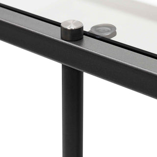 Lily Console Table Black Grey