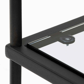 Lily Console Table Black Grey