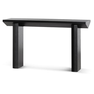 Lara Console Table Black Oak Tan