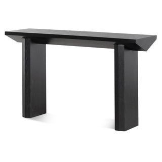 Lara Console Table Black Oak Tan
