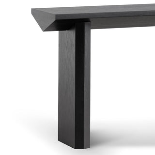 Lara Console Table Black Oak Tan