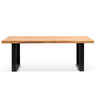 Archie Dining Table Black Natural