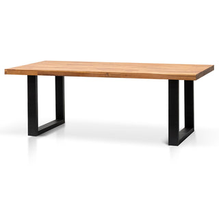 Archie Dining Table Black Natural
