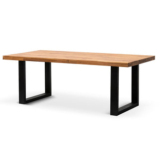 Archie Dining Table Black Natural