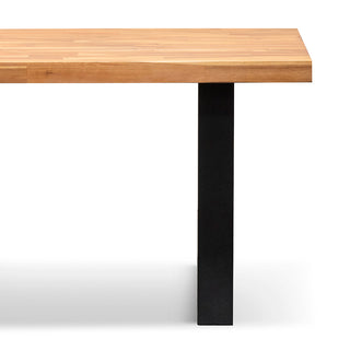 Archie Dining Table Black Natural