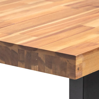 Archie Dining Table Black Natural