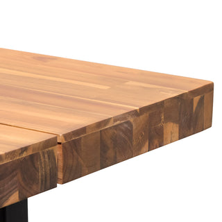 Archie Dining Table Black Natural