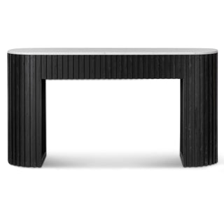 Xavier Console Table Black White Blue
