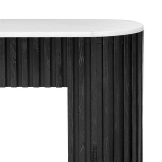 Xavier Console Table Black White Blue
