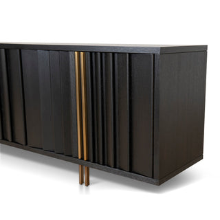 Wagga Sideboard Black Tan Red