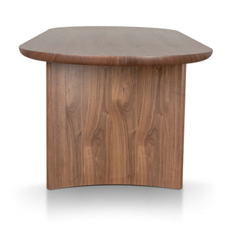 Hobart Dining Table Walnut Tan