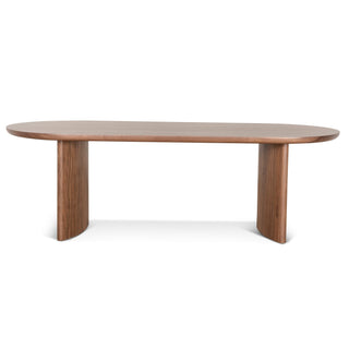 Hobart Dining Table Walnut Tan