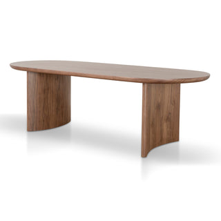 Hobart Dining Table Walnut Tan