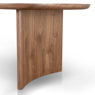 Hobart Dining Table Walnut Tan