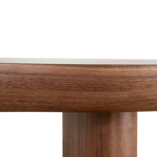Hobart Dining Table Walnut Tan