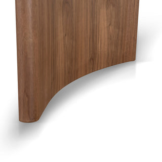 Hobart Dining Table Walnut Tan