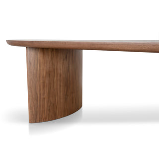 Hobart Dining Table Walnut Tan