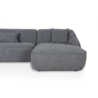 Byron Sofa Charcoal Coral