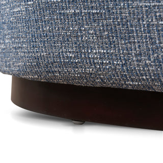 Iris Ottoman Tan Blue