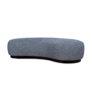 Iris Ottoman Tan Blue