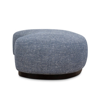 Iris Ottoman Tan Blue