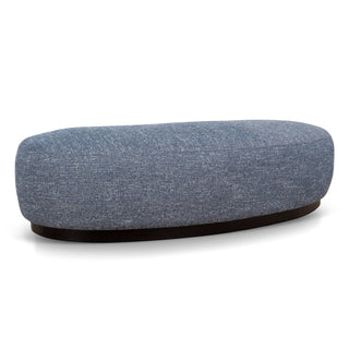 Iris Ottoman Tan Blue