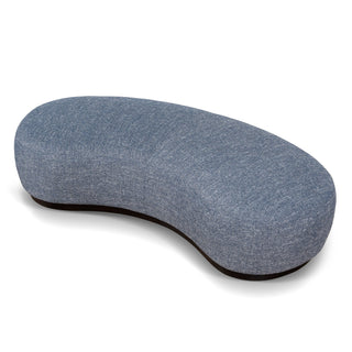 Iris Ottoman Tan Blue