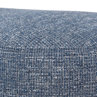 Iris Ottoman Tan Blue