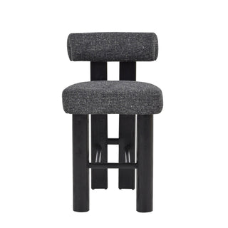 Windsor Bar Stool Black Charcoal