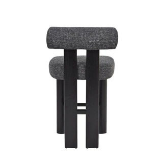 Windsor Bar Stool Black Charcoal
