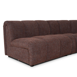 Manly Sofa Brown Red
