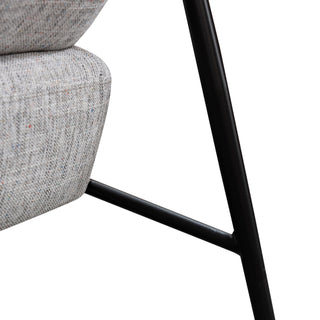 Olivia Armchair Black Grey
