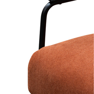 Owen Armchair Black Orange