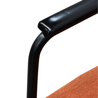 Owen Armchair Black Orange
