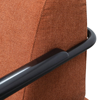 Owen Armchair Black Orange