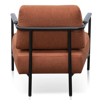 Owen Armchair Black Orange