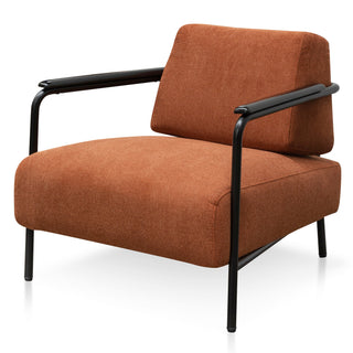 Owen Armchair Black Orange