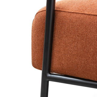 Owen Armchair Black Orange